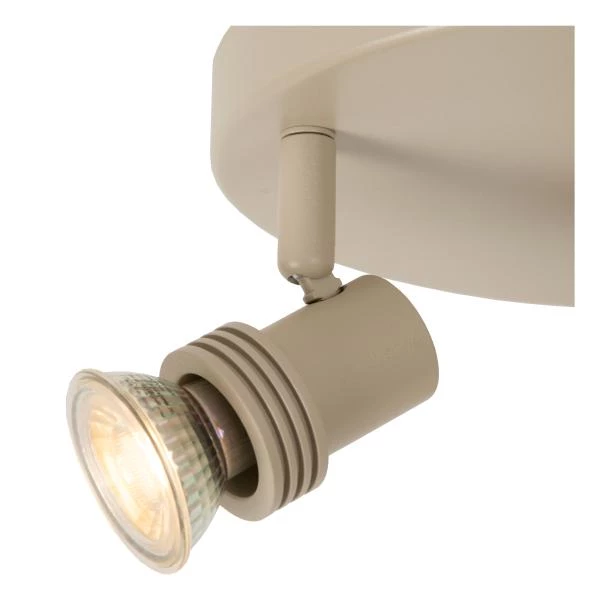 Lucide KIANTI - Deckenstrahler - Ø 21 cm - 3xGU10 - Taupe - detail 1